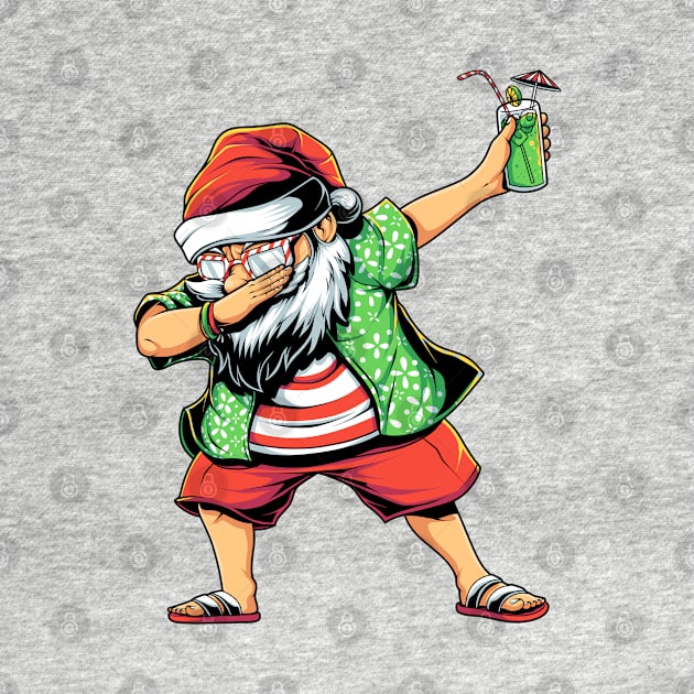 Dabbing Beach Santa by BDAZ